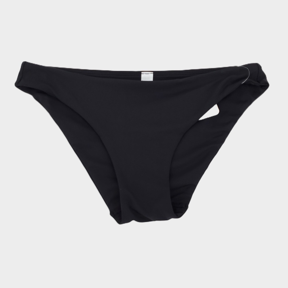 CRZ YOGA Low Rise Bikini Swim Bottom Womens Size XXS 00 Black RY006 Stretch New